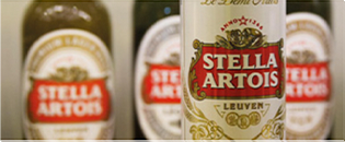 오늘날 전 세계에서 판매되는 스텔라 아르투아 이미지