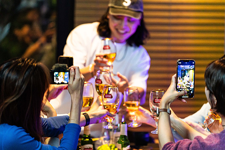 음식과 맥주 페어링 순간