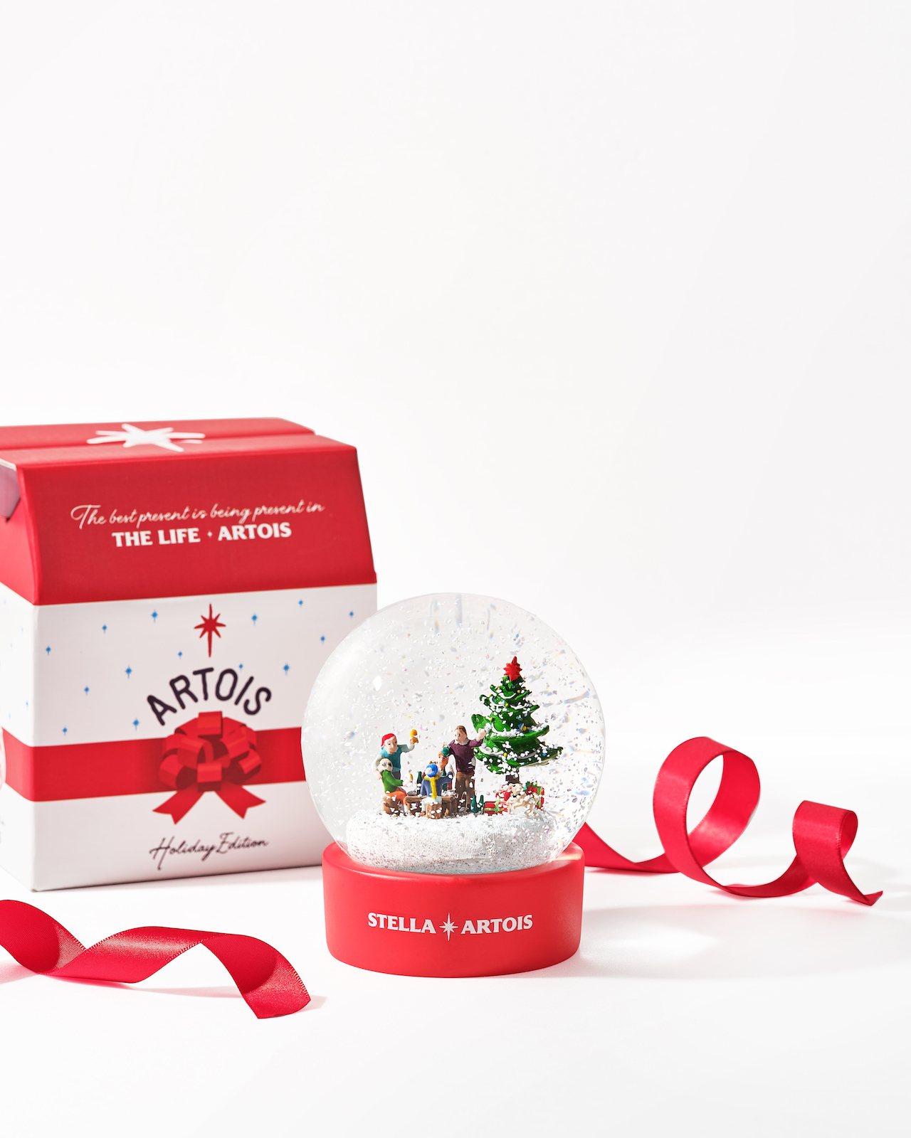 스텔라 아르투아 홀리데이 스노우 글로브 제품 이미지