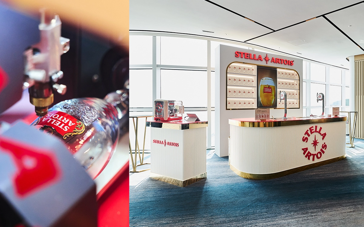 스텔라 아르투아 레터링 챌리스 컵 서비스