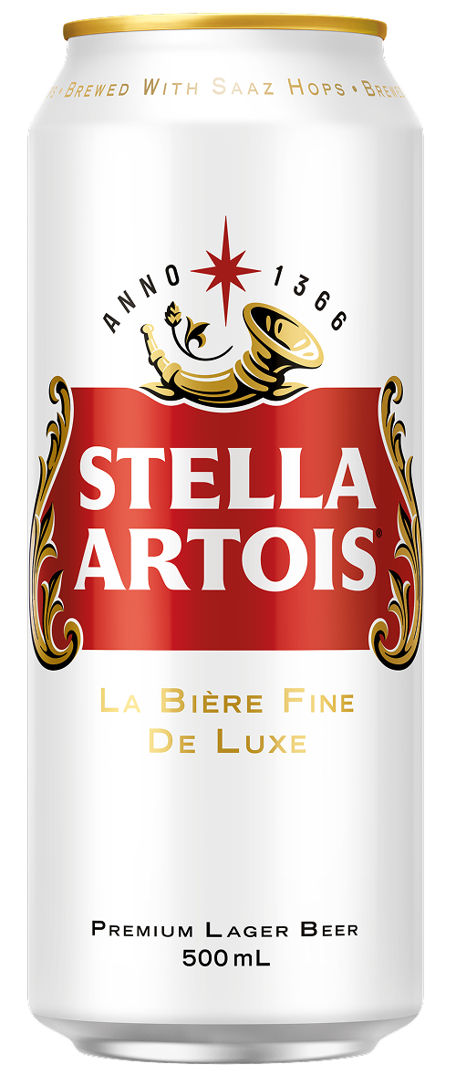 스텔라 아르투아 500ml 맥주 캔 이미지 입니다.