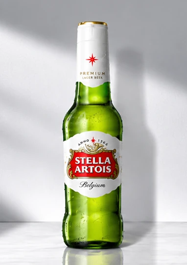 스텔라 아르투아 330ml 병 제품 이미지입니다.