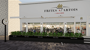 Frites Artois 팝업 레스토랑