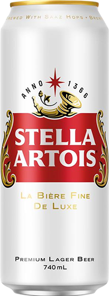 스텔라 아르투아 740ml 캔 맥주